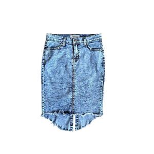 y2k vintage grunge denim skirt